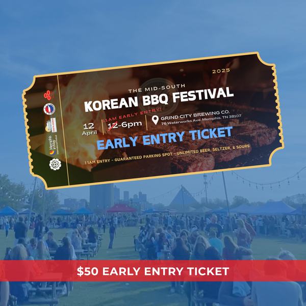Korean BBQ Fest Early Entry Ticket